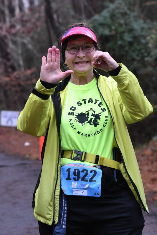 Susan Hubbard has completed 50 half-marathons in 50 states.